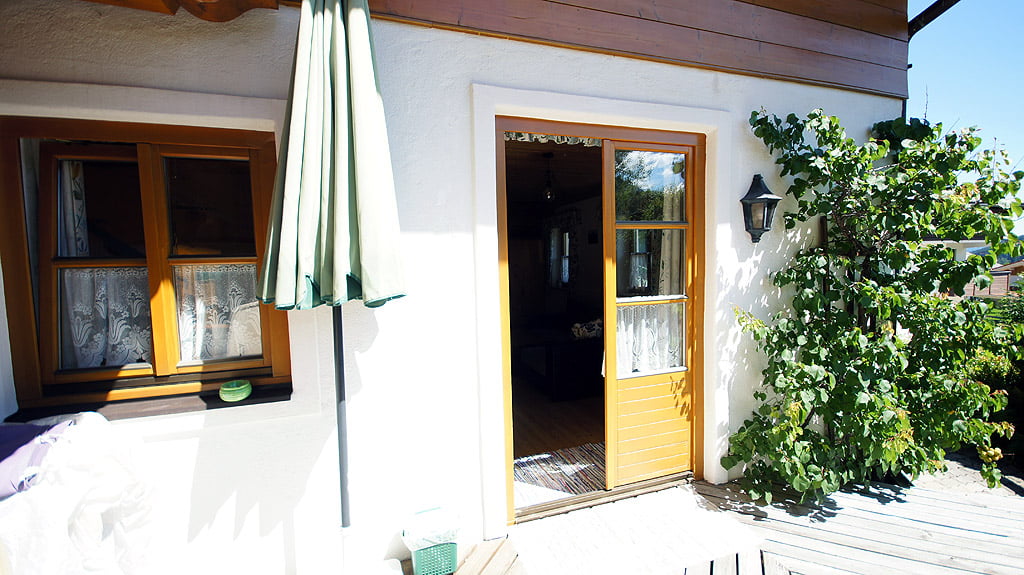 Appartementhaus LisaB Terasse Aussen